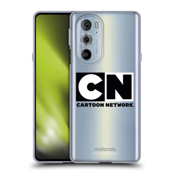Cartoon Network Logo Plain Soft Gel Case for Motorola Edge X30