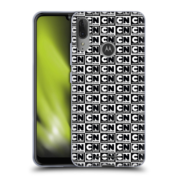 Cartoon Network Logo Pattern Soft Gel Case for Motorola Moto E6 Plus