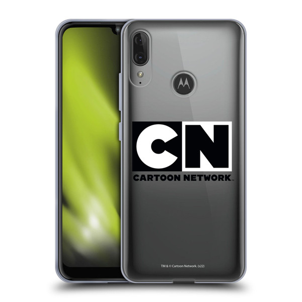 Cartoon Network Logo Plain Soft Gel Case for Motorola Moto E6 Plus