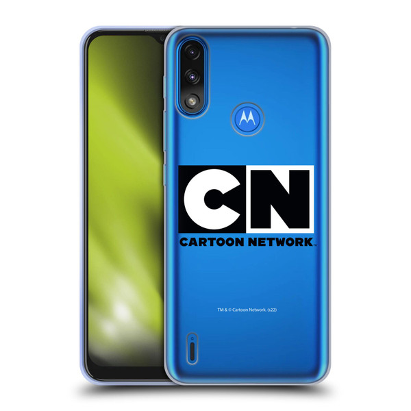 Cartoon Network Logo Plain Soft Gel Case for Motorola Moto E7 Power / Moto E7i Power
