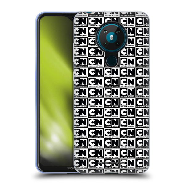 Cartoon Network Logo Pattern Soft Gel Case for Nokia 5.3