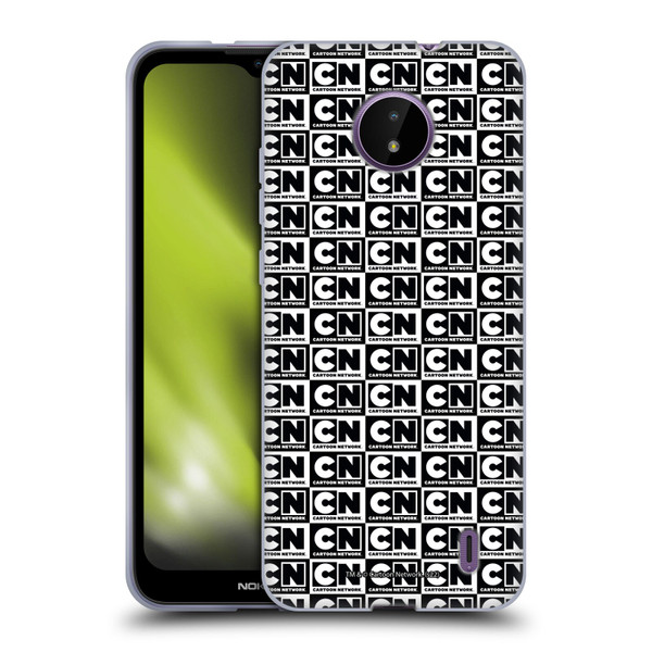 Cartoon Network Logo Pattern Soft Gel Case for Nokia C10 / C20
