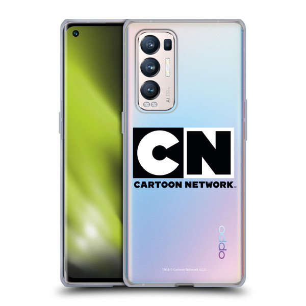 Cartoon Network Logo Plain Soft Gel Case for OPPO Find X3 Neo / Reno5 Pro+ 5G