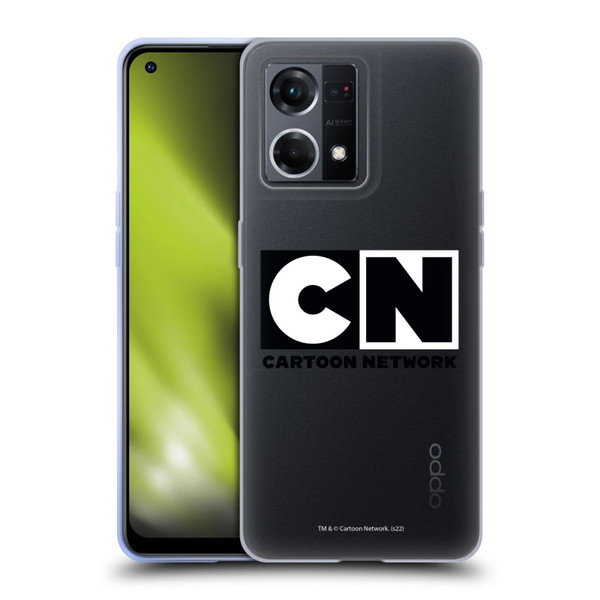 Cartoon Network Logo Plain Soft Gel Case for OPPO Reno8 4G