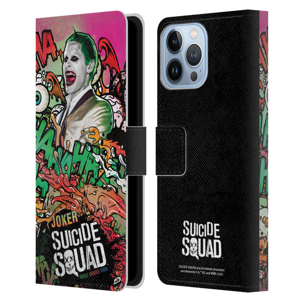 Suicide Squad 2016 Graphics Joker Poster Leather Book Wallet Case Cover For Apple iPhone 13 Pro Max