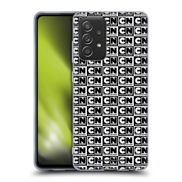 Cartoon Network Logo Pattern Soft Gel Case for Samsung Galaxy A52 / A52s / 5G (2021)