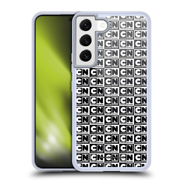 Cartoon Network Logo Pattern Soft Gel Case for Samsung Galaxy S22 5G