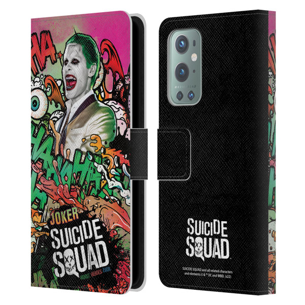 Suicide Squad 2016 Graphics Joker Poster Leather Book Wallet Case Cover For OnePlus 9