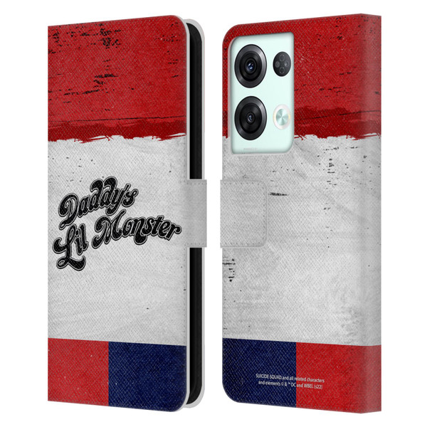 Suicide Squad 2016 Graphics Harley Quinn Costume Leather Book Wallet Case Cover For OPPO Reno8 Pro