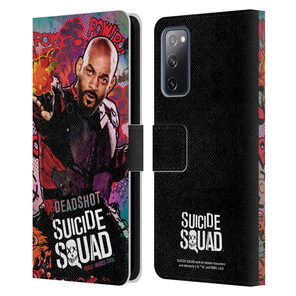 Suicide Squad 2016 Graphics Deadshot Poster Leather Book Wallet Case Cover For Samsung Galaxy S20 FE / 5G