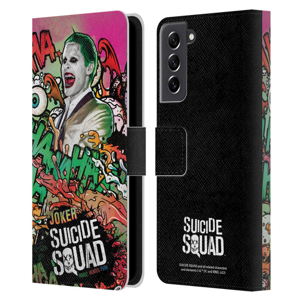 Suicide Squad 2016 Graphics Joker Poster Leather Book Wallet Case Cover For Samsung Galaxy S21 FE 5G