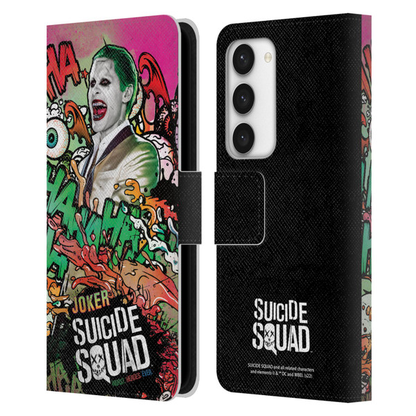 Suicide Squad 2016 Graphics Joker Poster Leather Book Wallet Case Cover For Samsung Galaxy S23 5G