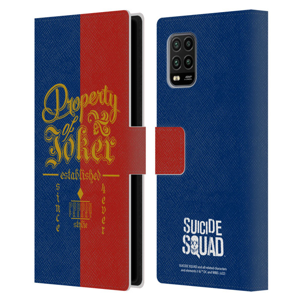 Suicide Squad 2016 Graphics Property Of Joker Leather Book Wallet Case Cover For Xiaomi Mi 10 Lite 5G