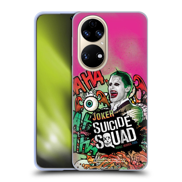 Suicide Squad 2016 Graphics Joker Poster Soft Gel Case for Huawei P50