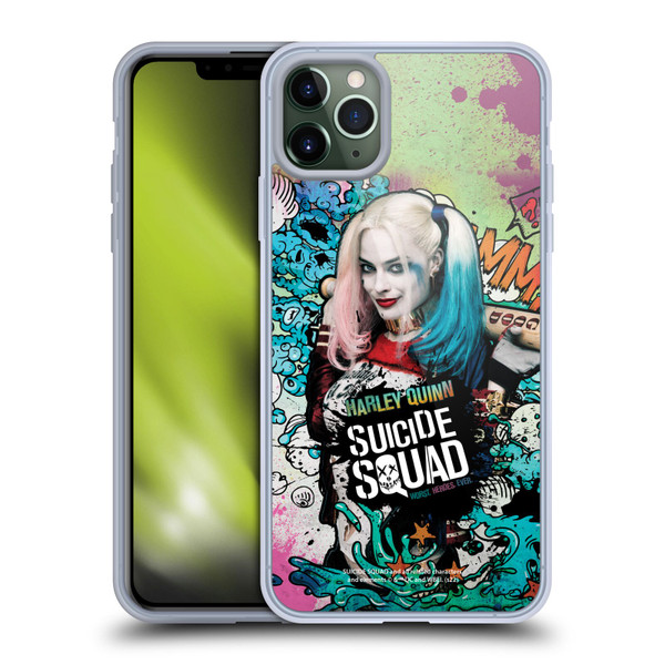 Suicide Squad 2016 Graphics Harley Quinn Poster Soft Gel Case for Apple iPhone 11 Pro Max & MagSafe