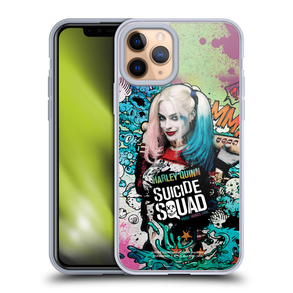 Suicide Squad 2016 Graphics Harley Quinn Poster Soft Gel Case for Apple iPhone 11 Pro & MagSafe
