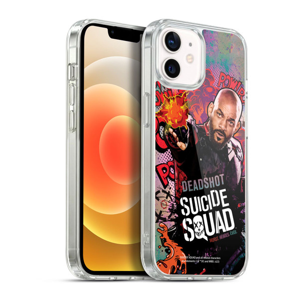 Suicide Squad 2016 Graphics Deadshot Poster Soft Gel Case for Apple iPhone 12 / iPhone 12 Pro & MagSafe
