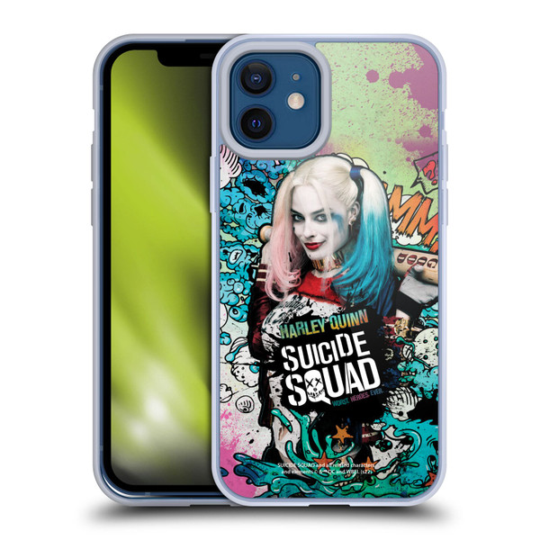 Suicide Squad 2016 Graphics Harley Quinn Poster Soft Gel Case for Apple iPhone 12 / iPhone 12 Pro & MagSafe