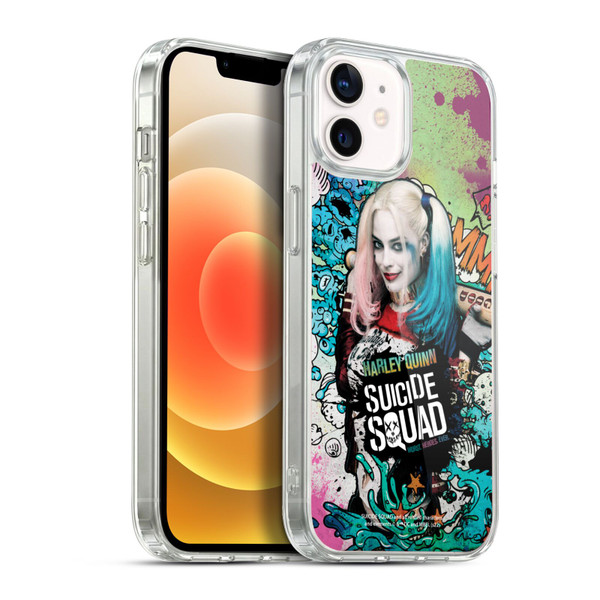 Suicide Squad 2016 Graphics Harley Quinn Poster Soft Gel Case for Apple iPhone 12 / iPhone 12 Pro & MagSafe