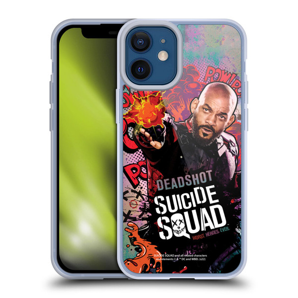 Suicide Squad 2016 Graphics Deadshot Poster Soft Gel Case for Apple iPhone 12 Mini & MagSafe