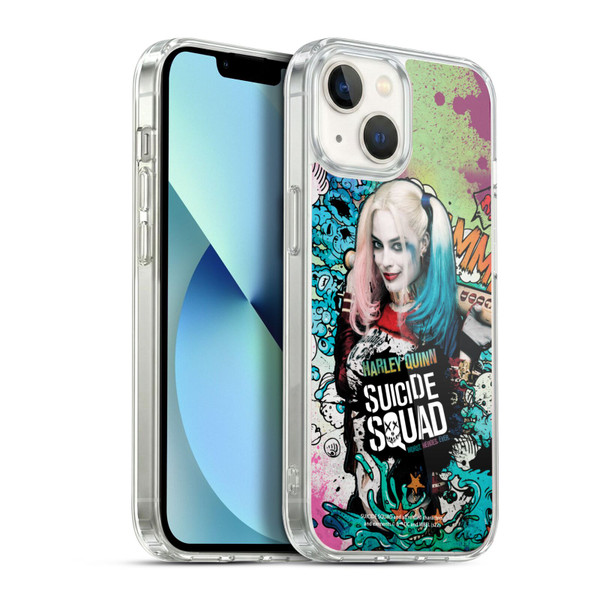 Suicide Squad 2016 Graphics Harley Quinn Poster Soft Gel Case for Apple iPhone 13