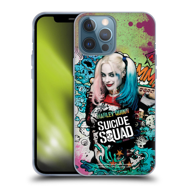 Suicide Squad 2016 Graphics Harley Quinn Poster Soft Gel Case for Apple iPhone 13 Pro Max