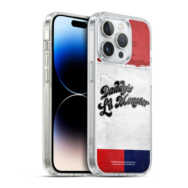 Suicide Squad 2016 Graphics Harley Quinn Costume Soft Gel Case for Apple iPhone 14 Pro & MagSafe