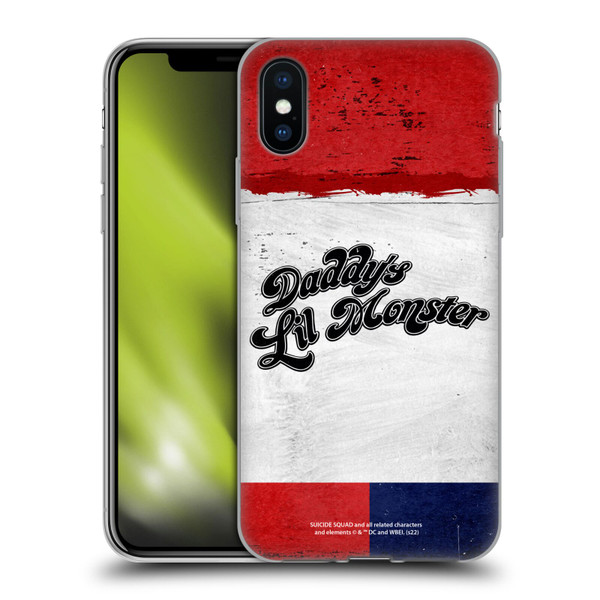 Suicide Squad 2016 Graphics Harley Quinn Costume Soft Gel Case for Apple iPhone X / iPhone XS
