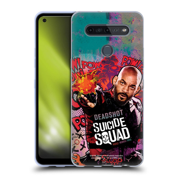 Suicide Squad 2016 Graphics Deadshot Poster Soft Gel Case for LG K51S