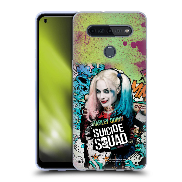 Suicide Squad 2016 Graphics Harley Quinn Poster Soft Gel Case for LG K51S