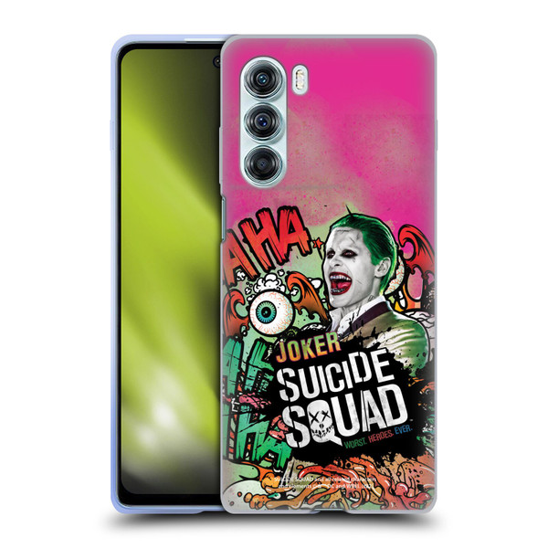 Suicide Squad 2016 Graphics Joker Poster Soft Gel Case for Motorola Edge S30 / Moto G200 5G