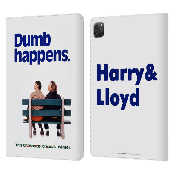 Dumb And Dumber Key Art Dumb Happens Leather Book Wallet Case Cover For Apple iPad Pro 11 2020 / 2021 / 2022