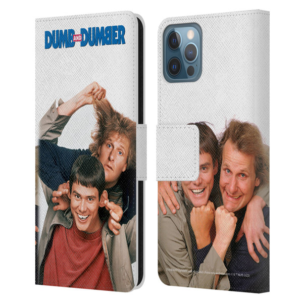Dumb And Dumber Key Art Characters 1 Leather Book Wallet Case Cover For Apple iPhone 12 / iPhone 12 Pro