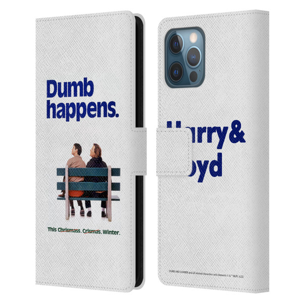 Dumb And Dumber Key Art Dumb Happens Leather Book Wallet Case Cover For Apple iPhone 12 Pro Max