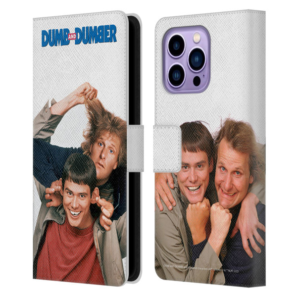 Dumb And Dumber Key Art Characters 1 Leather Book Wallet Case Cover For Apple iPhone 14 Pro Max