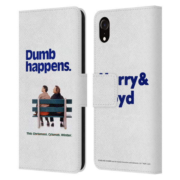 Dumb And Dumber Key Art Dumb Happens Leather Book Wallet Case Cover For Apple iPhone XR