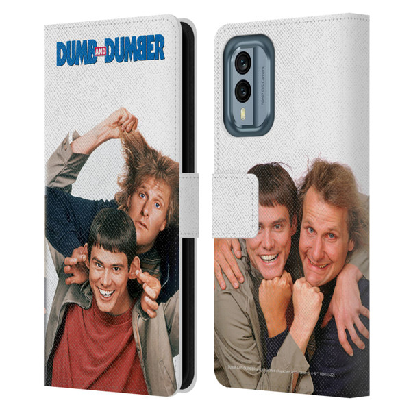 Dumb And Dumber Key Art Characters 1 Leather Book Wallet Case Cover For Nokia X30
