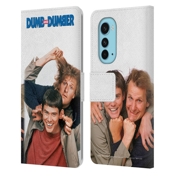 Dumb And Dumber Key Art Characters 1 Leather Book Wallet Case Cover For Motorola Edge (2022)