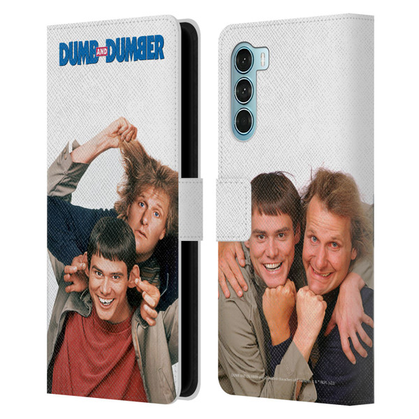 Dumb And Dumber Key Art Characters 1 Leather Book Wallet Case Cover For Motorola Edge S30 / Moto G200 5G