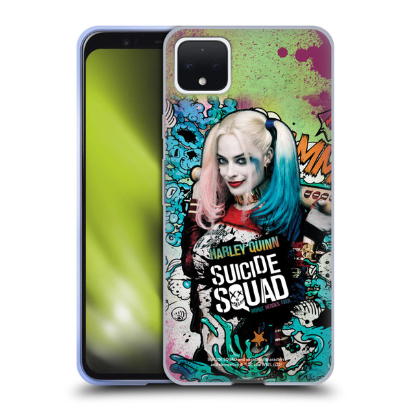 Suicide Squad 2016 Graphics Harley Quinn Poster Soft Gel Case for Google Pixel 4 XL