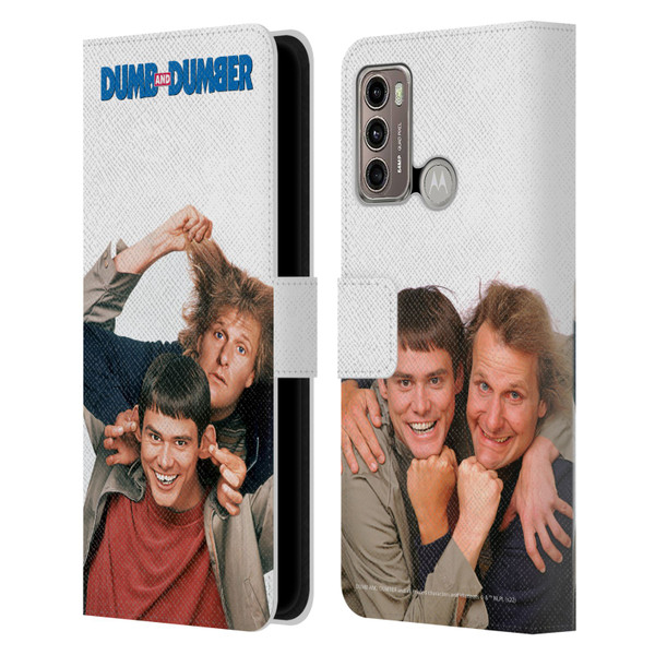 Dumb And Dumber Key Art Characters 1 Leather Book Wallet Case Cover For Motorola Moto G60 / Moto G40 Fusion