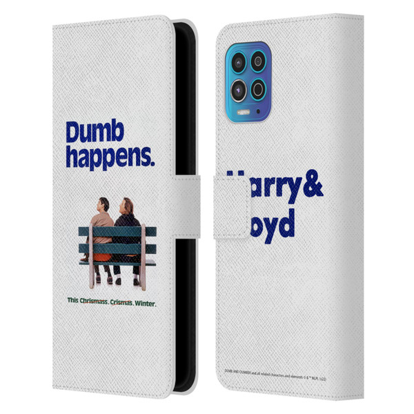 Dumb And Dumber Key Art Dumb Happens Leather Book Wallet Case Cover For Motorola Moto G100
