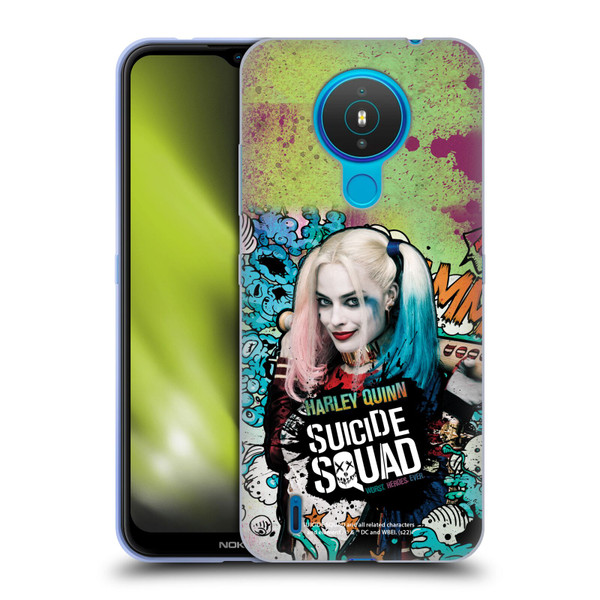 Suicide Squad 2016 Graphics Harley Quinn Poster Soft Gel Case for Nokia 1.4