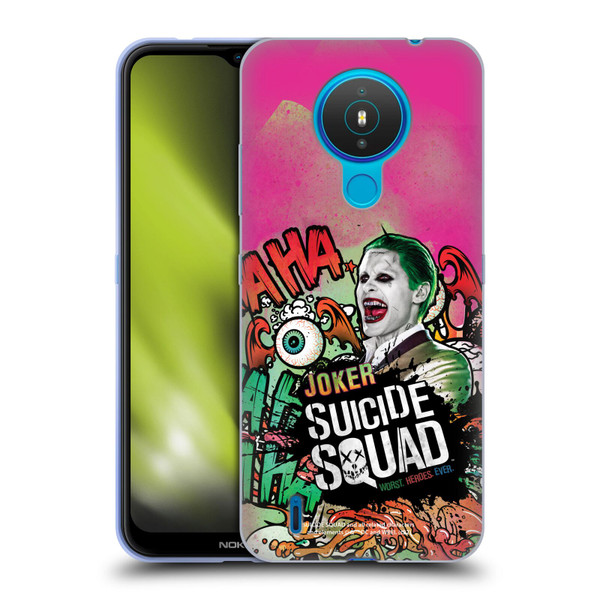 Suicide Squad 2016 Graphics Joker Poster Soft Gel Case for Nokia 1.4