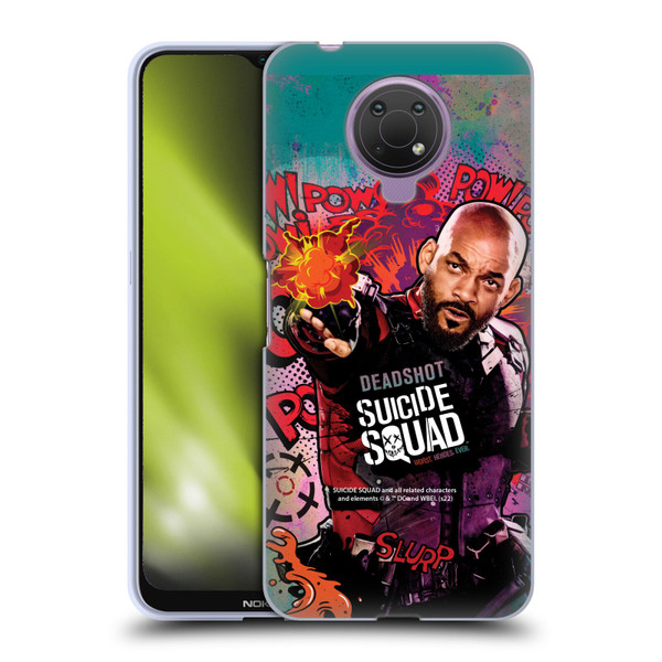 Suicide Squad 2016 Graphics Deadshot Poster Soft Gel Case for Nokia G10