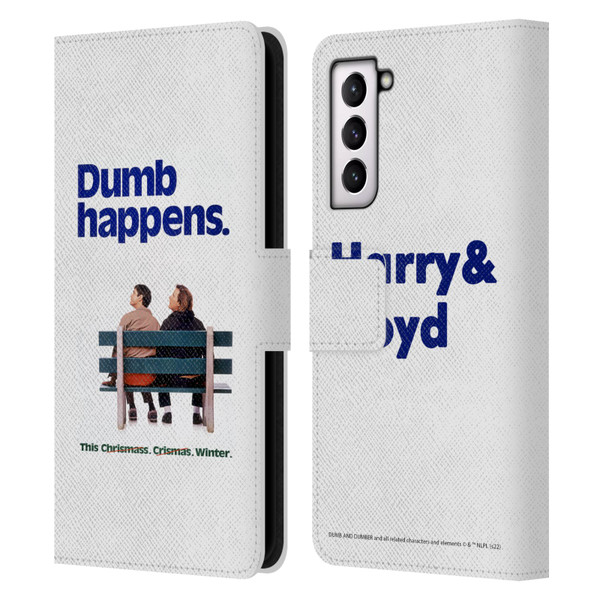 Dumb And Dumber Key Art Dumb Happens Leather Book Wallet Case Cover For Samsung Galaxy S21 5G