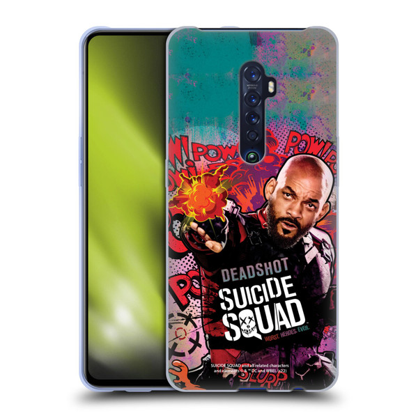 Suicide Squad 2016 Graphics Deadshot Poster Soft Gel Case for OPPO Reno 2