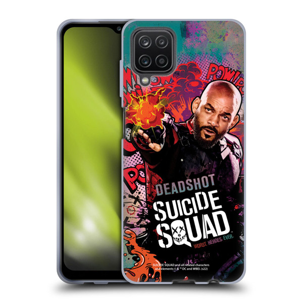 Suicide Squad 2016 Graphics Deadshot Poster Soft Gel Case for Samsung Galaxy A12 (2020)