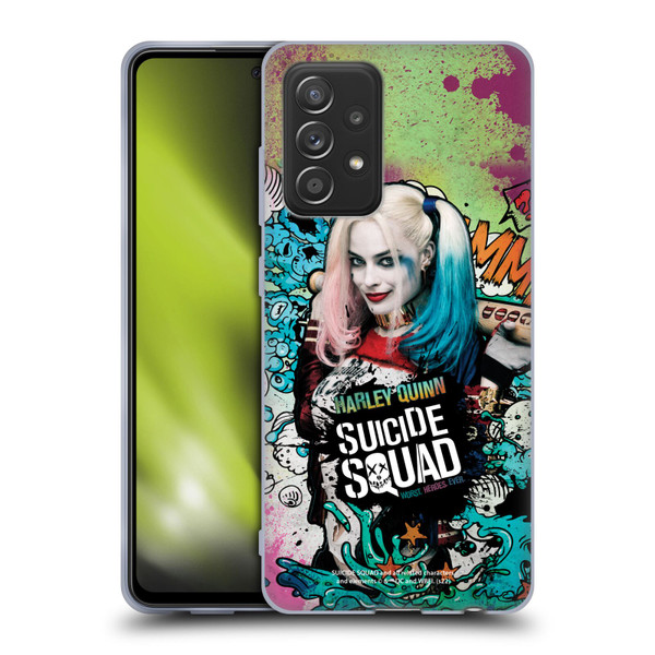 Suicide Squad 2016 Graphics Harley Quinn Poster Soft Gel Case for Samsung Galaxy A52 / A52s / 5G (2021)