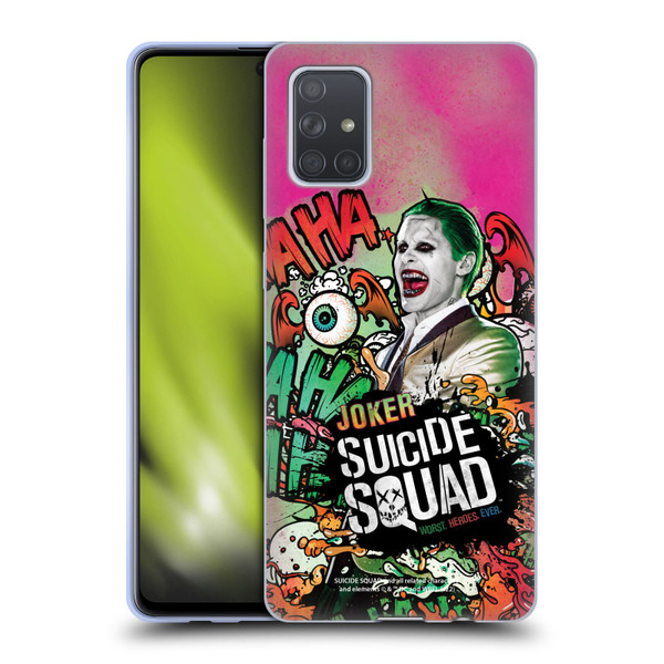 Suicide Squad 2016 Graphics Joker Poster Soft Gel Case for Samsung Galaxy A71 (2019)